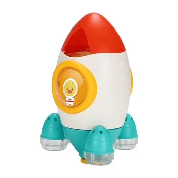 

Bath toys play in summer in Bathroom Water Playing Toy Rocket Fountain Water Spraying Rotary Spraying Beach Toy new year gift