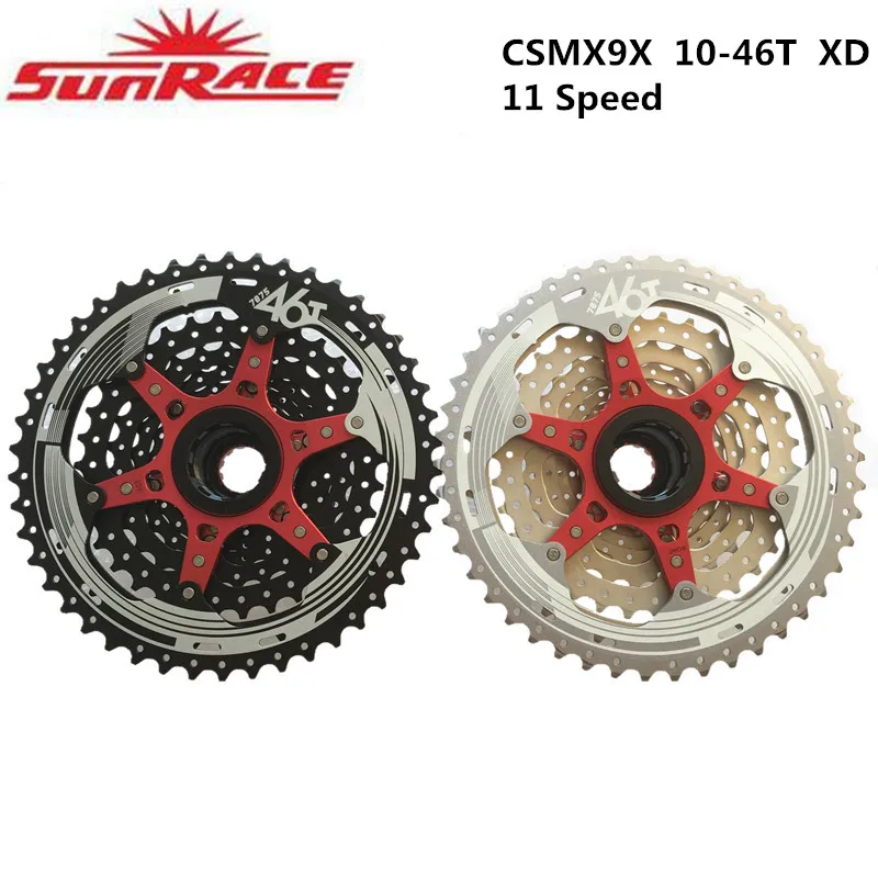 Велосипедная кассета Sunrace CSMX9X 10 46T велосипедная 12 Скоростей CSMZ91X 50T подходит для SRAM