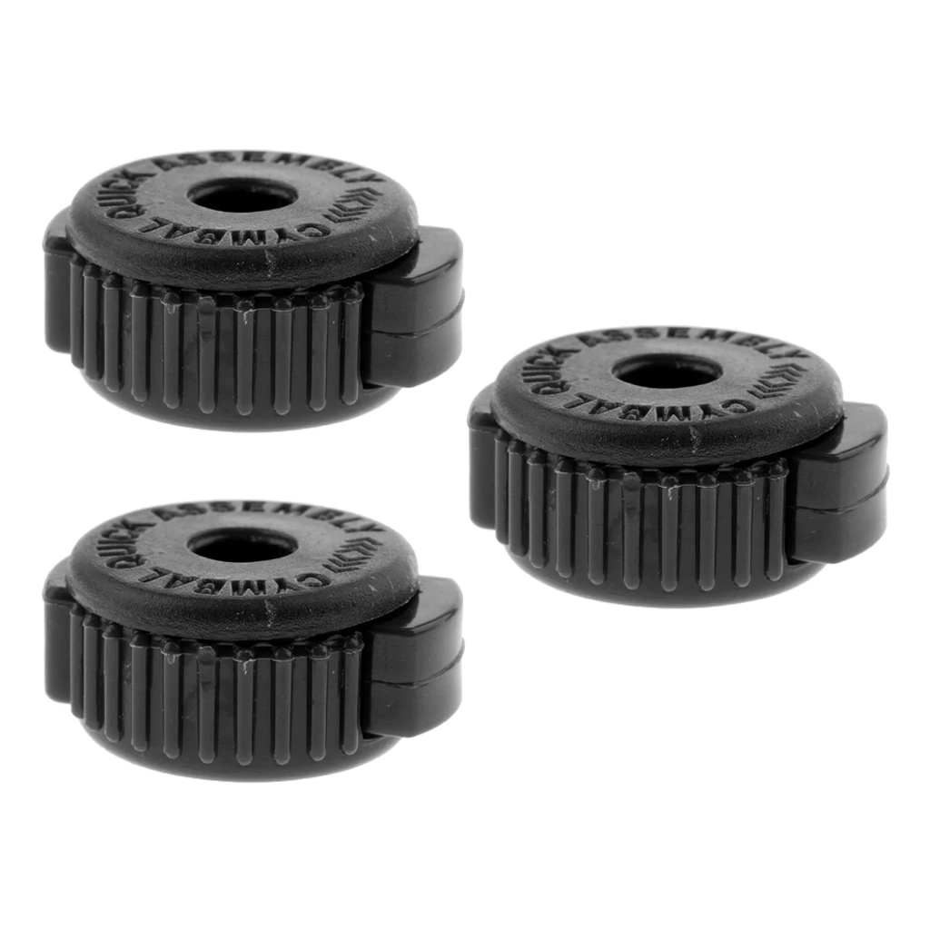 3pcs ABS Drum Set Cymbal Quick Assembly Mate Replacement Accessories