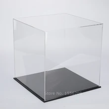 30x30x30 см, прозрачная квадратная акриловая витринная коробка витрина для трансформеров кукла модель для автомобиля, самолета корабль ювелирный куб держатель