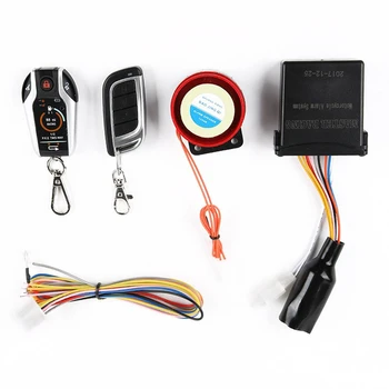 

Smart Two Way With Micromave Easy Install Motorcycle Automatic Remote Control Alarm System Kit Universal Engine Start Security