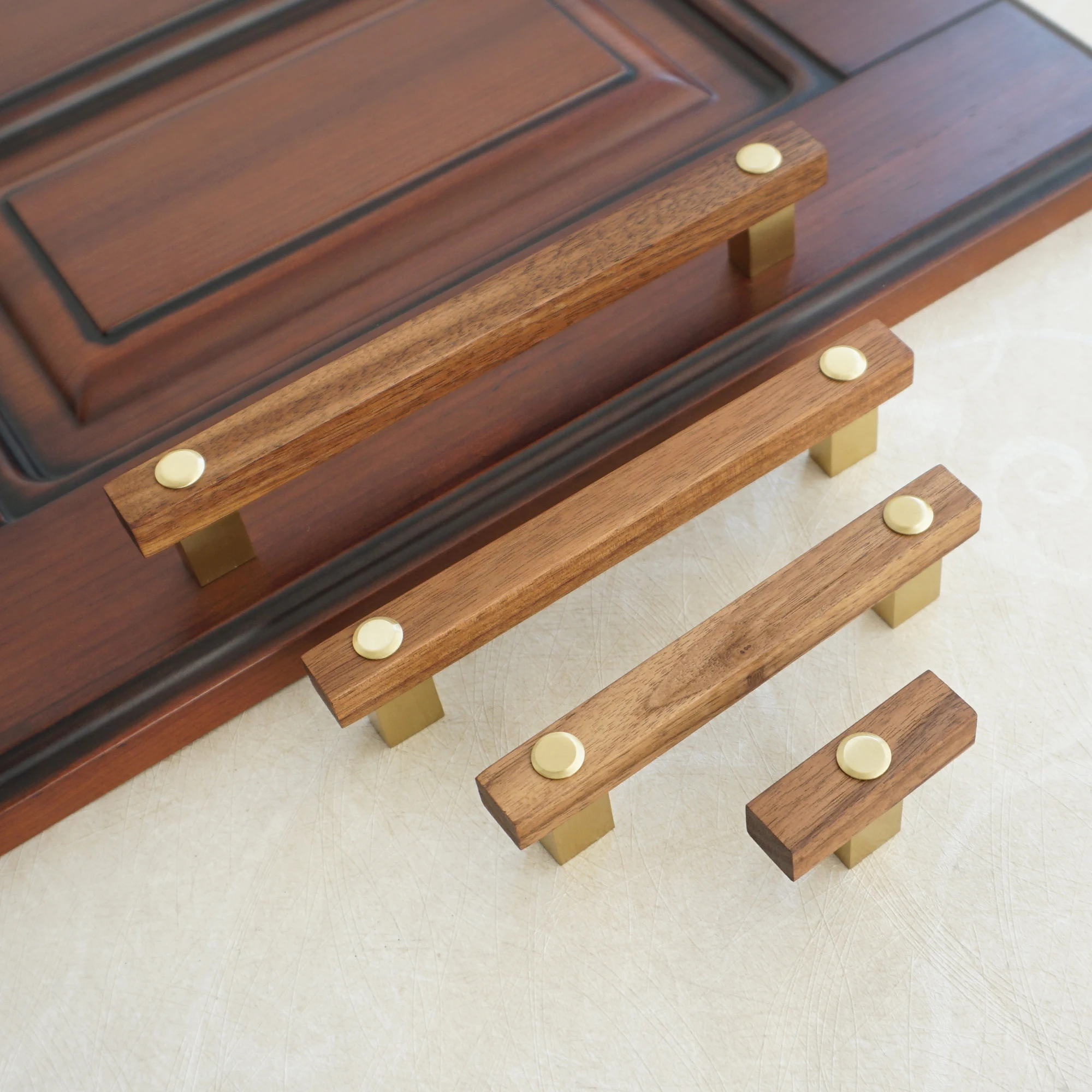 3 75 5 6 3 8 8 Brown Leather Door Pull Handles Copper Cabinet