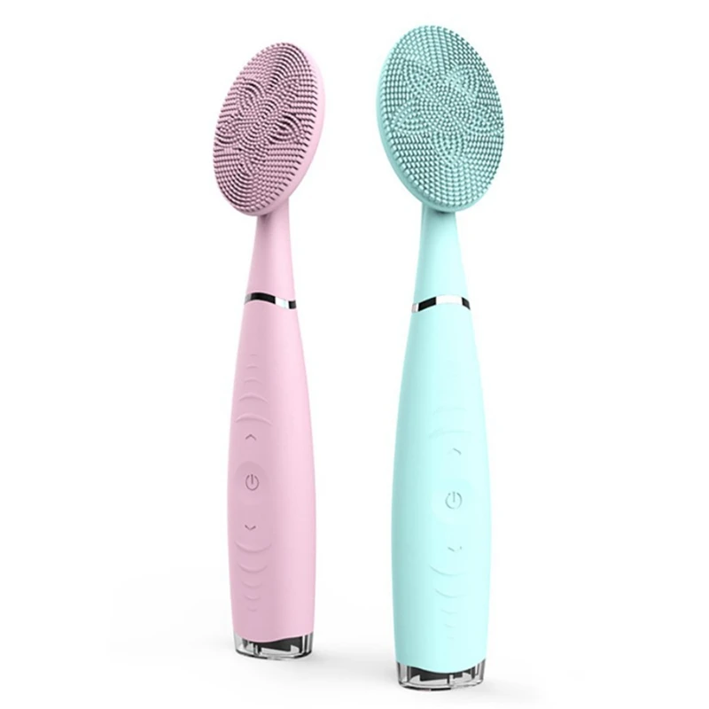 Silicone Face Cleansing Brush Electric Sonic Cleanser Facial Skin Deep Washing Massage | Бытовая техника