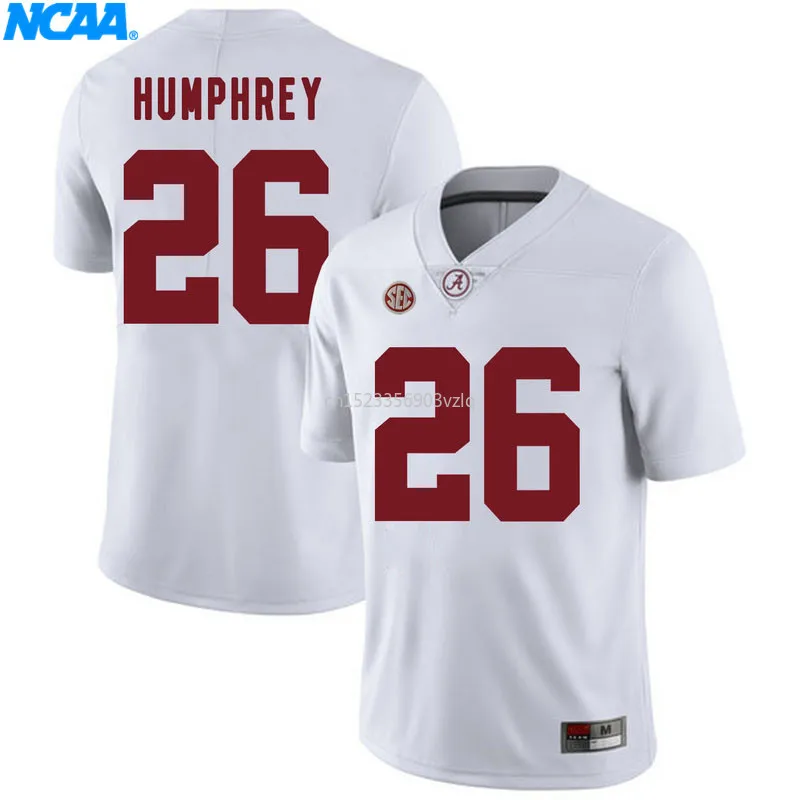 New Arrival High Quality Alabama Marlon Humphrey#26 Minkah Fitzpatrick#29 College tees Limited Jerseys S-XXXL