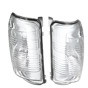 

1Pair Right and Left Side Door Wing Mirror Clear Indicator Lens for Ford Transit Mk8 2014-Onwards