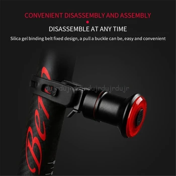 

Bicycle Taillights Intelligent Induction Brake Lights USB Charging Cycling Light N28 19 Dropship