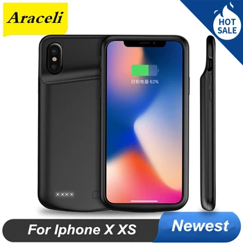 

For iphone X Battery Case 4000 Mah Backup Cover Battery Charger Case For iphone X XS Battery Case Power Bank