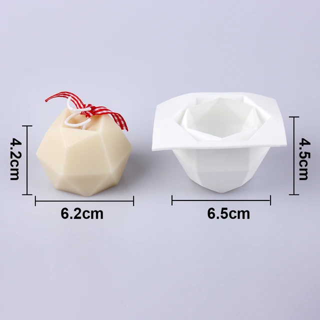New 3d candle molds Soy Wax Silicone Mold Aromatherapy Gypsum Candle diy Candle Mould  Handmade Soap Mold Candle Making Supplies Mold E