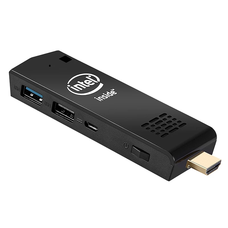 

Mini PC W5 Pro Intel Atom Z8350 Mini PC Computer Quad Core 1.44GHz WiFi2.4G&5G 4K Bluetooth 4.0 PC Stick 2GB/32GB EU Plug