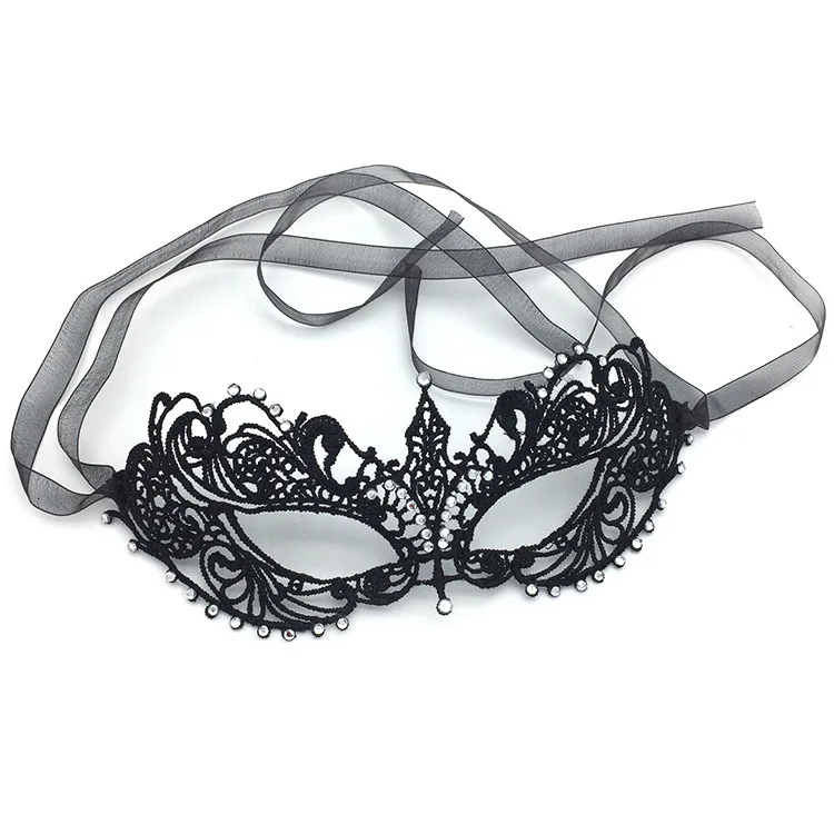 Новые женские сексуальные Стразы Маскарадная маска из кружева половина лица мяч с гаузеfor карнавал Хэллоуин Вечерние Маски маска для глаз Высокое качество