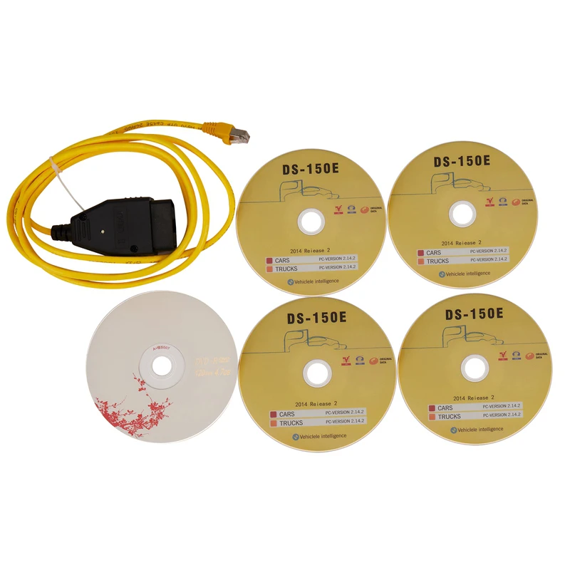 For E-SYS Icom Bmw Enet Ethernet To Obd Interface Cable Coding F-Series Diagnostic |