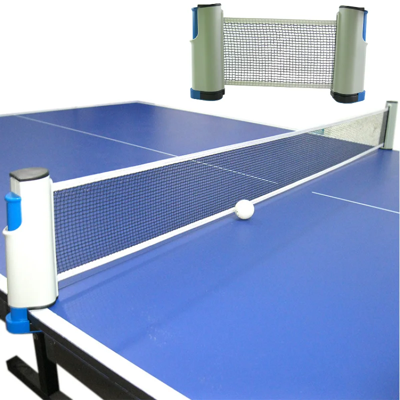 Retractable Table Tennis Net Rack Portable Post Adjustable Ping Pong Accessories NET 