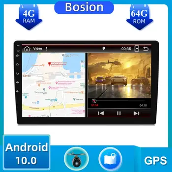 

64G 10 inch Android 10.0 GPS Navigation Autoradio Multimedia Radio Player Bluetooth WIFI MirrorLink Universal 1Din Car Radio