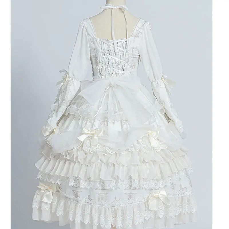 Luxury Chandelier ~ Gothic Long Sleeve Lolita OP