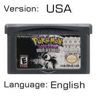 Dark Rising Order 32 бит видеоигры картридж Консоли Карты для nintendo GBA Pokeon серии Клевер Cawps Eclipse Korosu английский язык издание - Цвет: Dark Rising Order