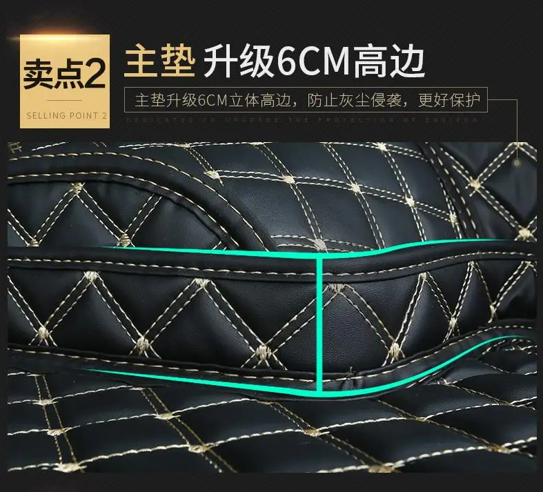 Car accessories Car interior fully enclosed trunk luggage trunk mat For Hyundai Tucson Car styling