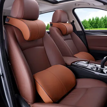 

Car Mounted Headrest Lumbar Support Pillow Car Neck Support Pillow Chair Waist Cushion Memory Foam Pillow