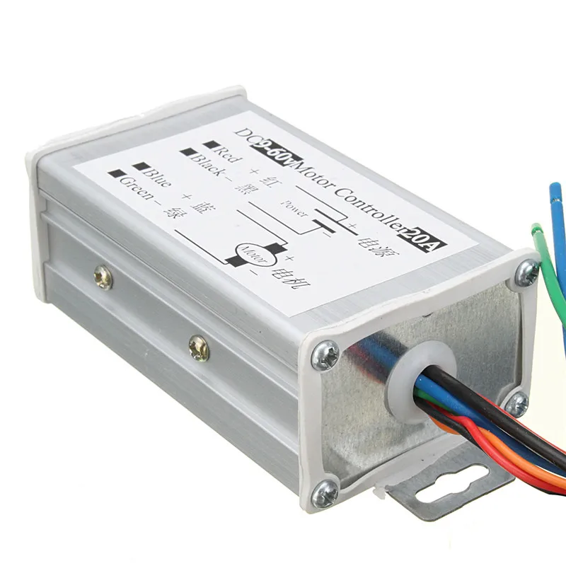 DC 12V 24V 36V 48V Реверсивный двигатель контроль скорости PWM Контролер PWM