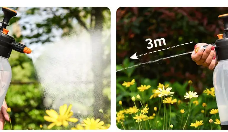 água para jardinagem, transparente, 2l para spray