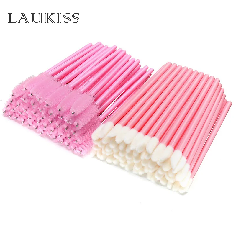 Mascara Wands Eyelash-Brushes Eyebrow for Spoolies Hot-50/100/300/500pcs