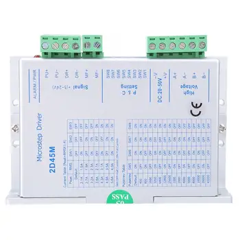 

1 pcs DC20~50V 2D45M Research and Control 2 Phase Stepper Motor Driver with Circuit Protection
