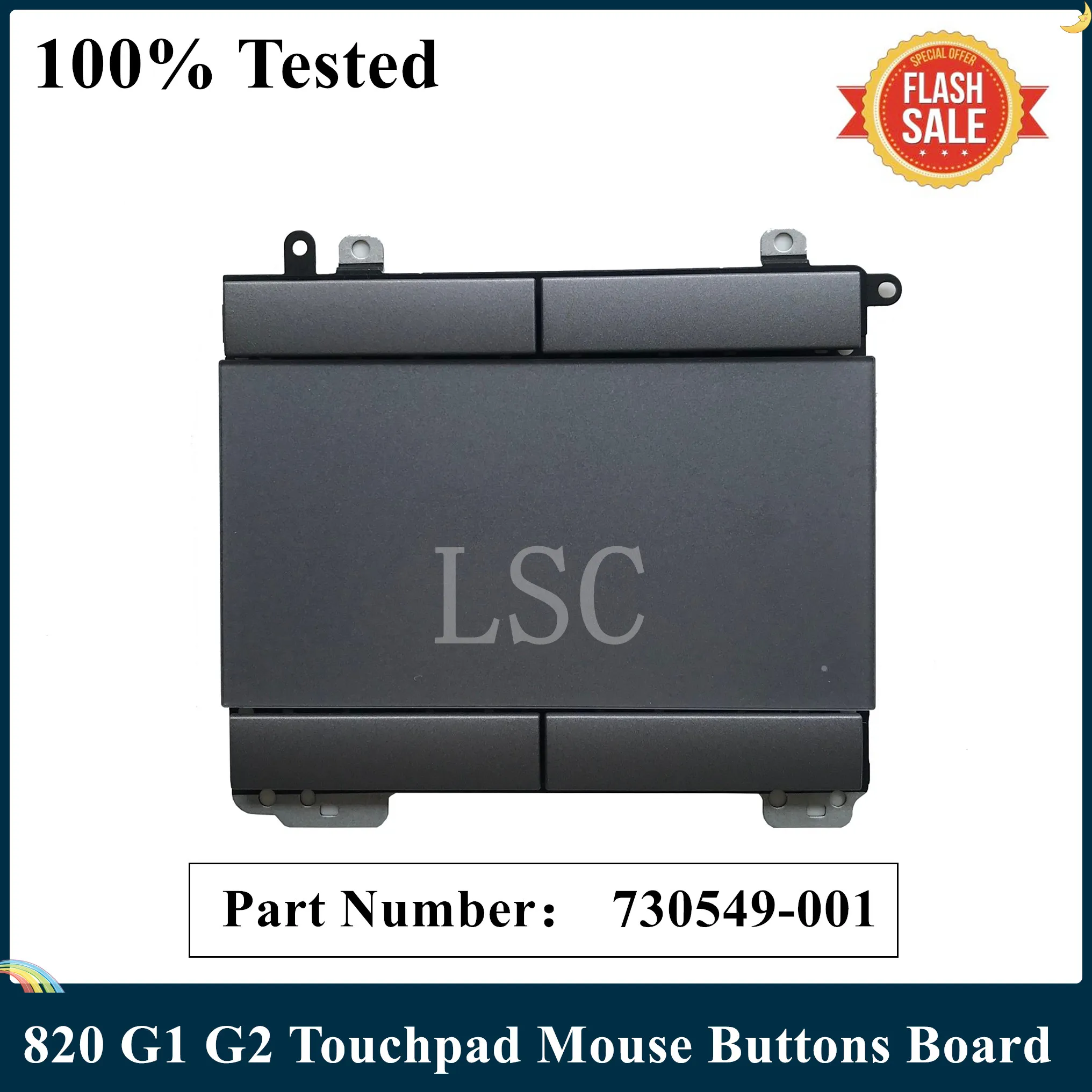 LSC Original For HP EliteBook 820 G1 820 G2 Touchpad Mouse Buttons Board 730549-001 Grey Tested