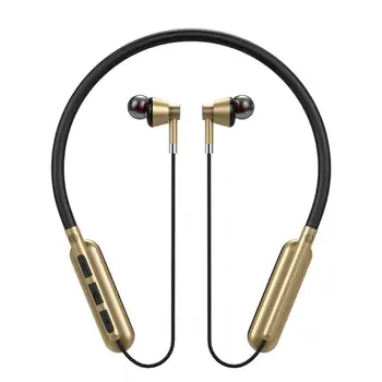 

Magnetic Wireless Hanging Neck Bluetooth 5.0 TF Headset Sports Neck-mounted Running Earbuds Stereo for Xiaomi IPhone Huawei