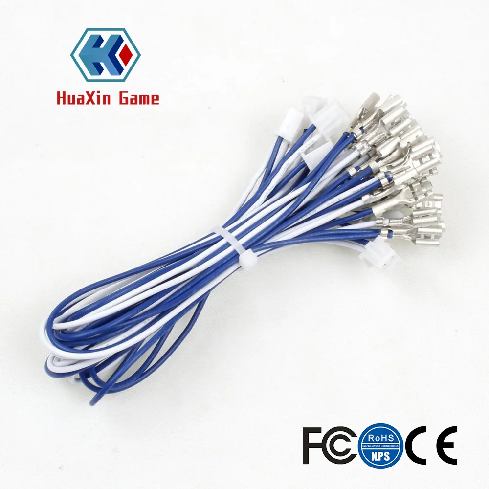 200 pcs 2 Pin 4.8MM Port Cable for Zero Delay USB Encoder / American