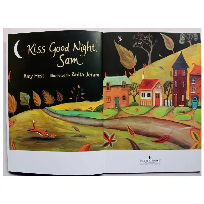 Детский учебник с надписью Kiss Good Night Sam Эми Hest|Чтение| |