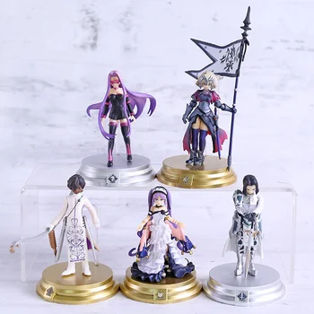 

Fate/Grand Order Duel FGO Collection Figures Toys Jeanne d'Arc Medusa Arjuna Stheno Gilles de Rais 5pcs/set