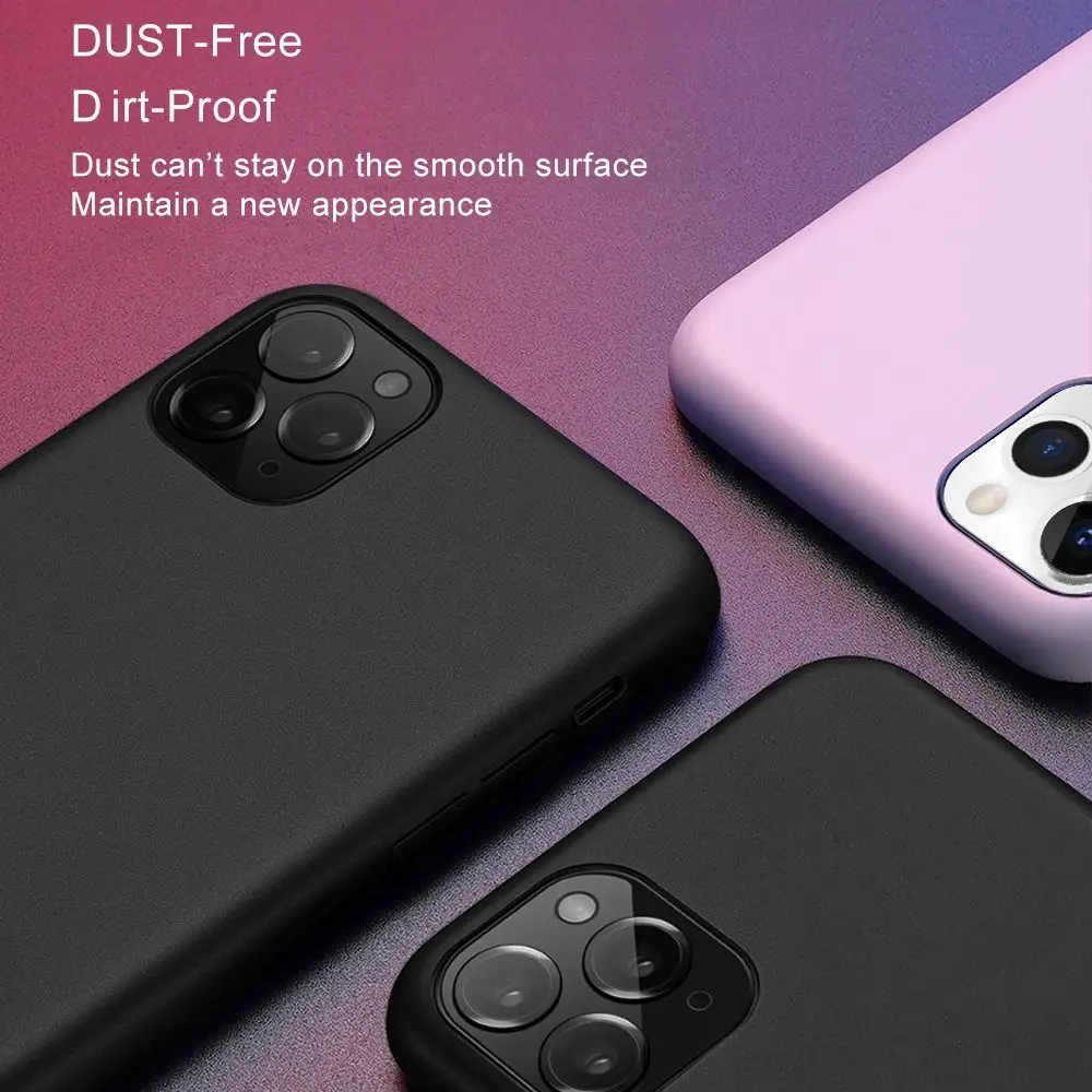 LAPOPNUT жидкий силиконовый резиновый чехол для Iphone 11 Pro Xs Max Xr X 7 8 Plus 6 6s мягкий ультра