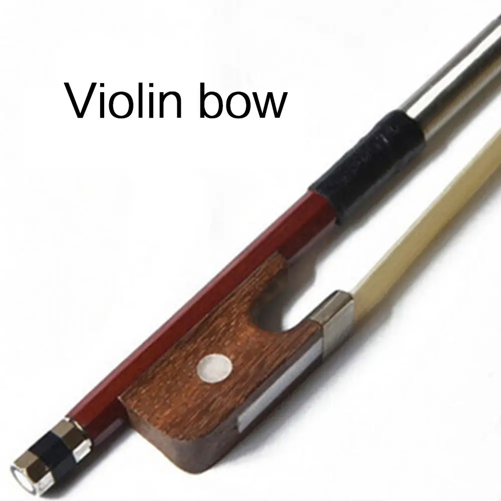 Portable 1/4 1/8 Playing Violin Bow Octagonal Bow Musical Instruments Practice For Beginner Violin Accessories ► Photo 3/6