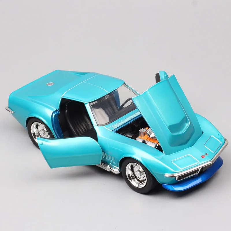 Jada 1/24 масштаб классика 1969 Chevrolet Corvette Stingray ZL1 chevy vette металлические Литые и игрушечные автомобили модели автомобилей коллекции