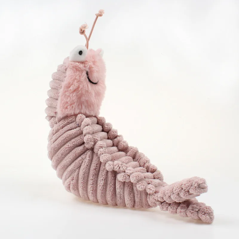 New Cute Sheldon Shrimp Plush Toys Movie Cartoon Sea Animals Shrimp Stuffed Animal Dolls Funny Kids Girls Boys Gift 22cm (9)