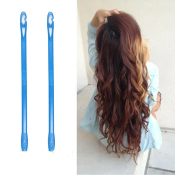 

12pcs/set 30cm Plastic Long Diameter 2.5cm Magic Hair Curler Magic Hair Roller Spiral Curls Easy Usage