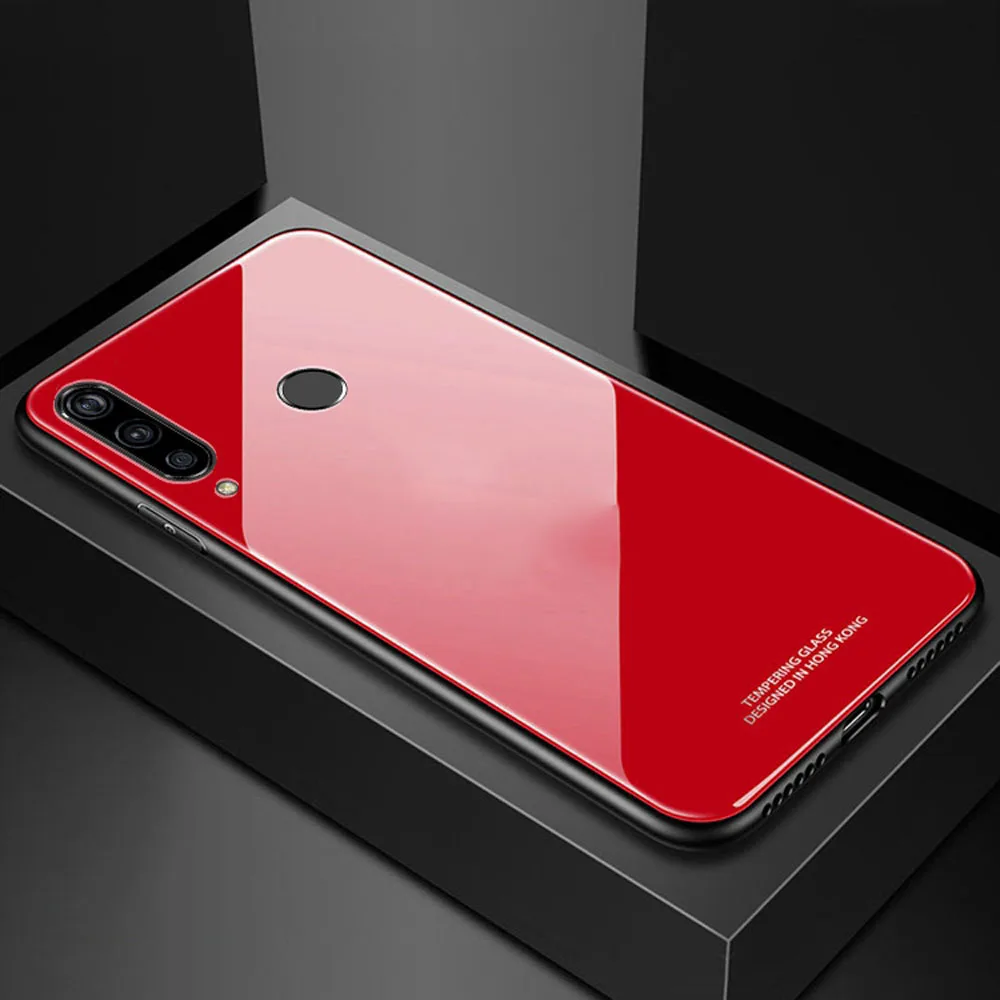 Чехол для huawei Honor 20 Lite для huawei Honor 20 Lite 10i 20i 9 10 8C 8X8 S 20 Max Pro View 10 Lite Y5 Coque - Цвет: Red