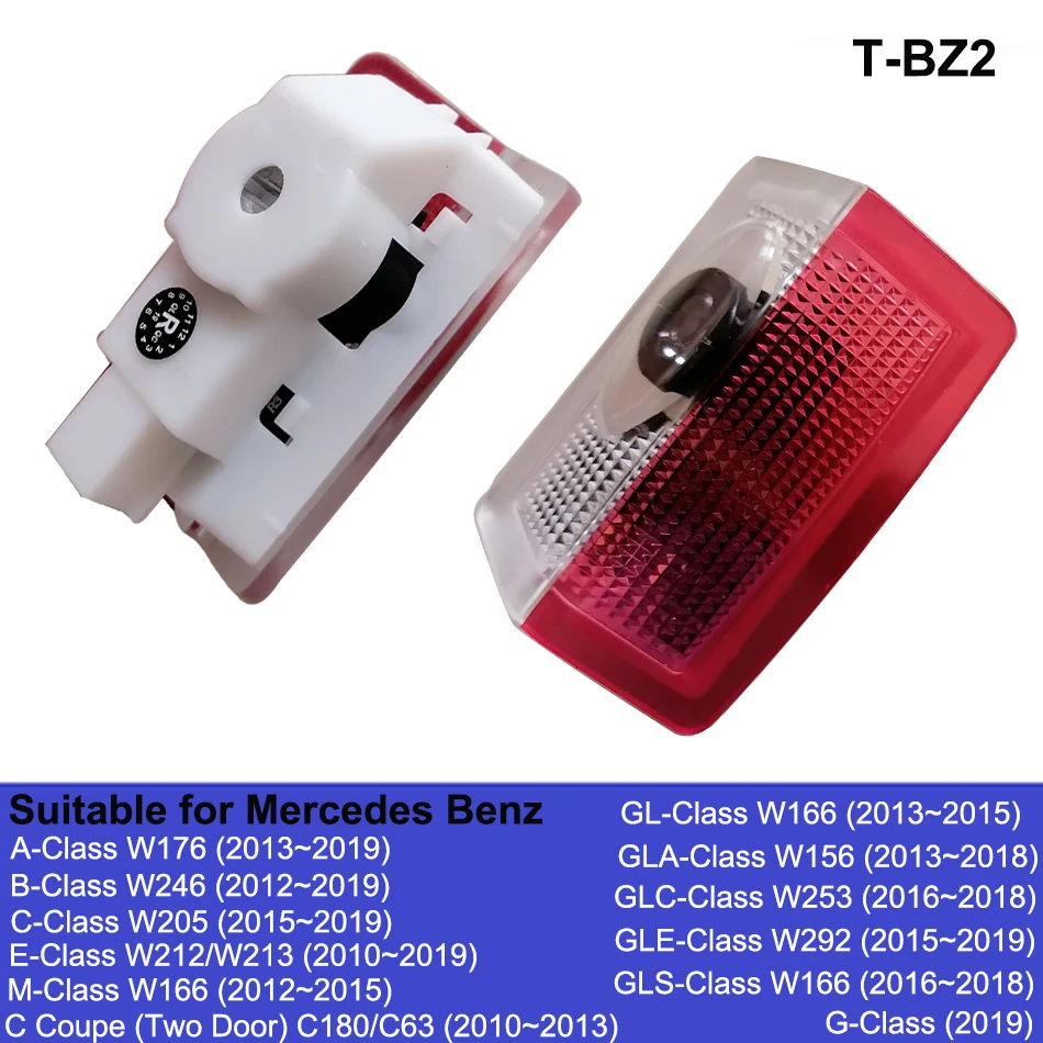 W246 W205 W166 W176 светодиодный светильник для двери автомобиля W212 GLA Luces Para автомобильные аксессуары логотип Внутреннее освещение для Mercedes Benz AMG