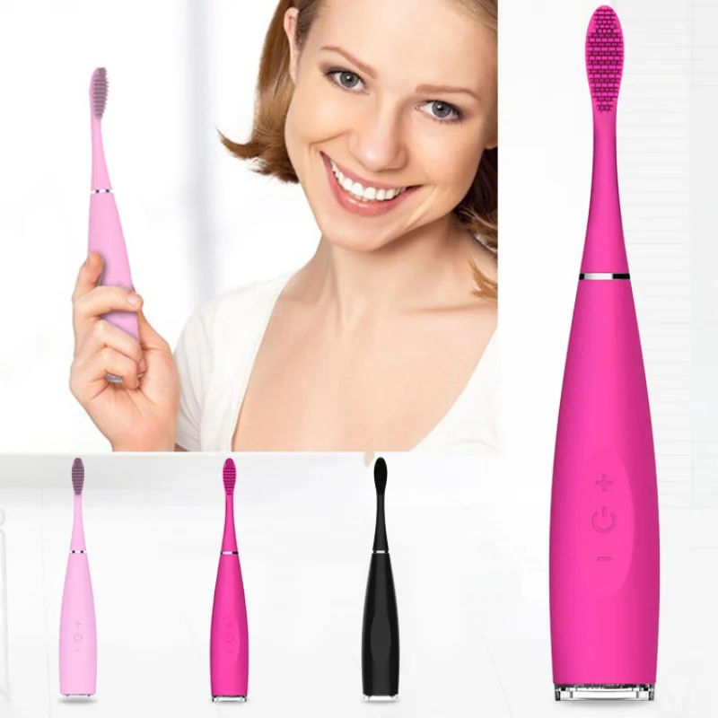 USB электрическая зубная щетка звуковая волна вибрационная зубная щетка для отбеливания зубов