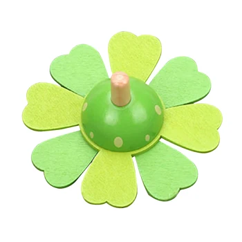 

Learning Educational Flower Rotate Kids Children Gift Classic Wooden Toy Spinning Develop Intelligence Top Educational Toy Small