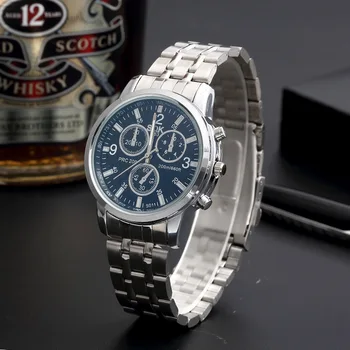 

Quartz Waterproof Business Affairs Male Surface Student Belt Wrist Watch Male Lovers Surface