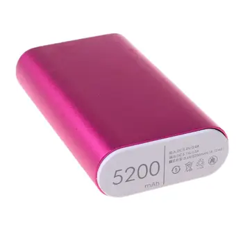 

5200mAh 5V USB Power Bank Case Kit 2x18650 Battery Charger DIY Box For Phone GPS H55F