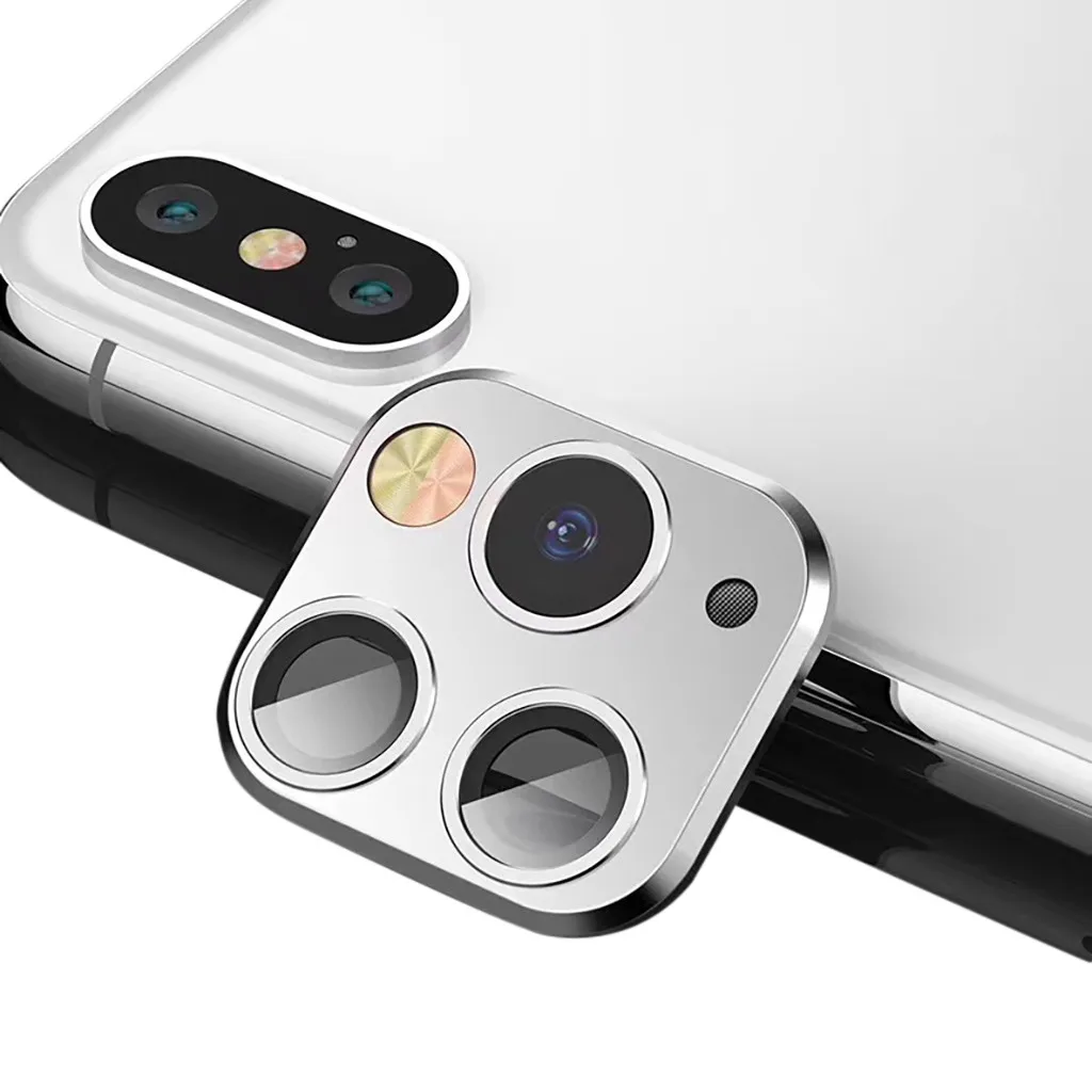 Задняя камера защитная пленка для объектива для iPhone X XS Max выглядит как 11 Pro поддельная наклейка для камеры изменение секунд для iPhone 11 Pro