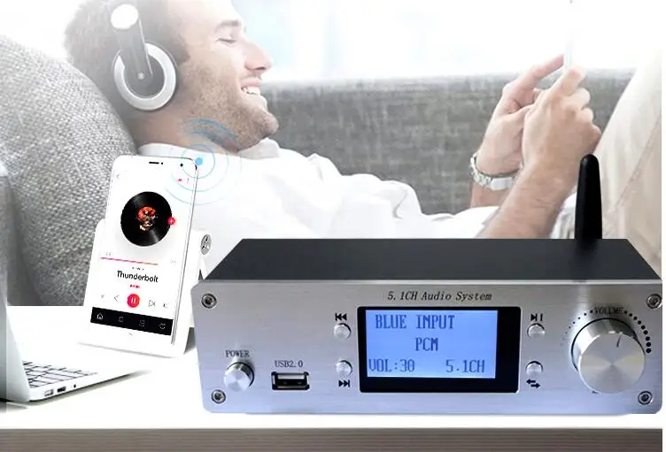 DTS U 디스크 RH-699X 프로 버전용 무손실 플레이어, 4K 5.1 오디오 디코더, 블루투스 5.0 DAC