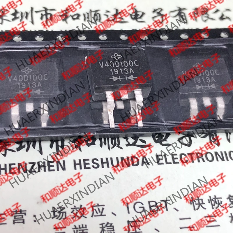 10PCS/LOT new original V40D100C TO-263 100V 40A in stock