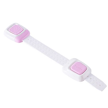 

Adjustable Baby Practical Flexible Anti Clip Drawer Double Button Indoor Protective ABS Durable Cabinet Door Lock
