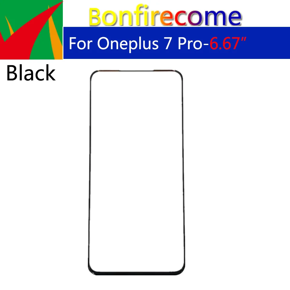 10 шт./партия переднее Сенсорное стекло для Oneplus 7 внешний объектив Pro 7Pro GM1913