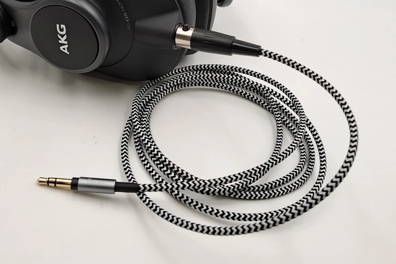 Nylon Audio Cable For Beyerdynamic DT1990 PRO DT1770 PRO DT 700 Pro X DT 900 Pro X Headphones