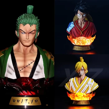 

16cm Anime ONE PIECE Monkey D. Luffy Roronoa Zoro Vinsmoke Sanji Shiny Action Figure PVC Collection Model Dolls Toys for Gifts
