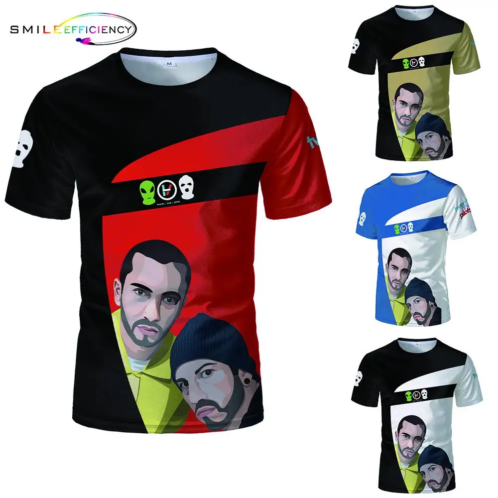 

Twenty One Pilots 2019 New Tshirt Breathable Mesh Cloth Twenty One Pilots 3d T Shirt Men 21 Pilots T-shirt Kids