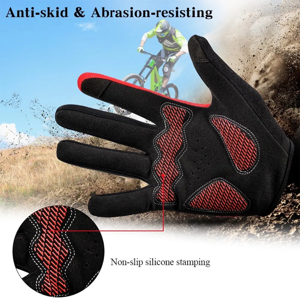 Touch Screen Windproof Outdoor Sport Gloves For Men Women Winter Warm Cycling Gloves Full Finger Riding Skiing Motorcycle Gloves